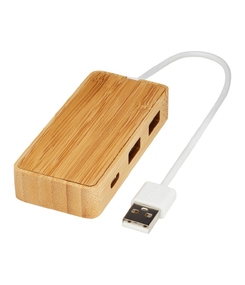USB-концентратор Tapas из бамбука, натуральный