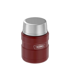Термос из нерж. стали с ложкой тм THERMOS SK3000 MRR 0,47L