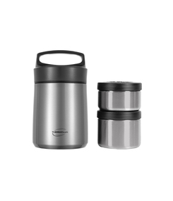 Термос с двумя контейнерами из нерж. стали тм THERMOcafe TCLB-1480SY (SS) 1,48L