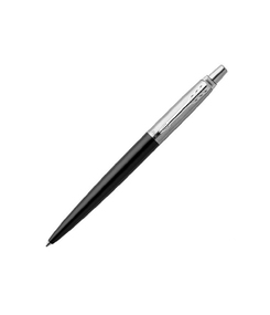 Шариковая ручка Parker Jotter Essential, Satin Black CT, стержень: M, цвет чернил : blue или black