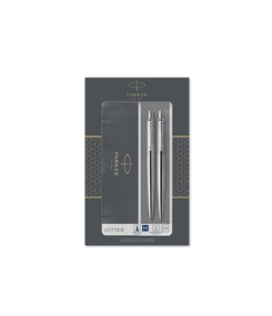 Набор «Parker Jotter Core Stainless Steel CT» ручка шариковая, карандаш механический