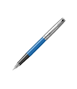 Ручка перьевая Parker Jotter Originals Blue Chrom CT, перо: F, цвет чернил: blue, в подарочной упаковке
