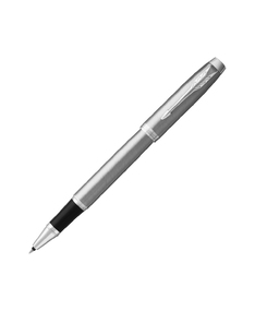 Ручка-роллер Parker IM Stainless Steel CT, стержень: F, цвет чернил: black, в подарочной упаковке