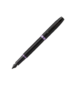 Перьевая ручка Parker IM Vibrant Rings Flame Amethyst Purple, стержень:F, цвет чернил: blue, в подарочной упаковке.