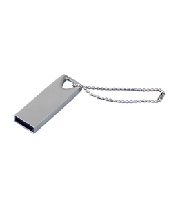USB 2.0-флешка на 128 Гб с мини чипом, компактный дизайн, стильное отверстие для цепочки