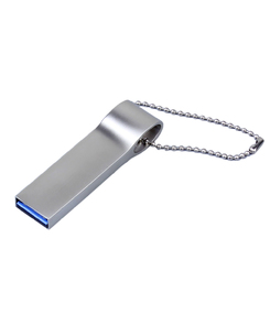 USB 2.0-флешка на 128 Гб с мини чипом, компактный дизайн, боковое отверстие для цепочки