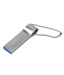 USB 2.0-флешка на 512 Мбайт с мини чипом, компактный дизайн, боковое отверстие для цепочки