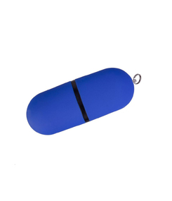 USB-флешка на 128 ГБ 3.0 USB, с покрытием soft-touch, синий