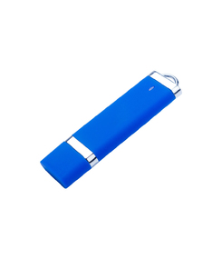 USB-флешка на 512 Mb с покрытием soft-touch "Орландо", синий