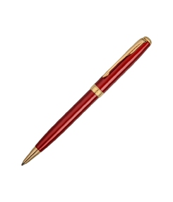 Ручка шариковая Parker модель SON13 RED GT BP F.BLK GB, красный/золотистый