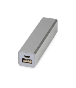 Портативное зарядное устройство "Брадуэлл", 2200 mAh, серебристый