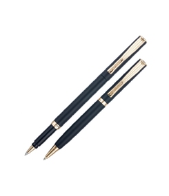 Набор Pierre Cardin PEN&PEN: ручка шариковая + роллер. Цвет - черный. Упаковка Е.