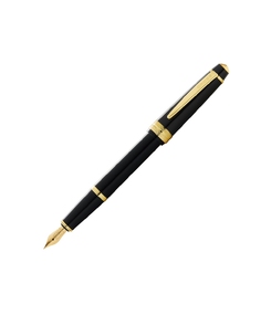 Перьевая ручка Cross Bailey Light Polished Black Resin and Gold Tone, перо F