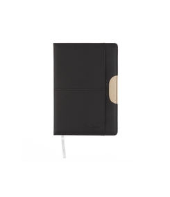 Записная книжка Pierre Cardin чёрная, 14 х 20,5 см