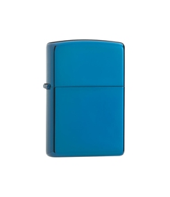 Зажигалка ZIPPO Classic с покрытием Sapphire™, латунь/сталь, синяя, глянцевая, 38x13x57 мм