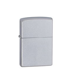 Зажигалка ZIPPO Classic с покрытием Satin Chrome™, латунь/сталь, серебристая, матовая, 38x13x57 мм