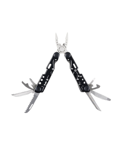 Мультитул Stinger, 105x40 мм, 13 функций, сталь, чёрно-серебристый, в комплекте нейлоновый чехол