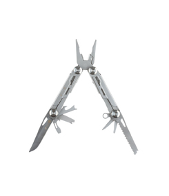 Мультитул Stinger, 105x45 мм, 12 функций, сталь, серебристый, в комплекте нейлоновый чехол