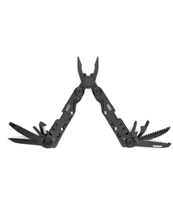 Мультитул Stinger, 105x40 мм, 13 функций, сталь, чёрный, в комплекте нейлоновый чехол