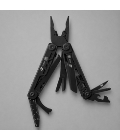 Мультитул Stinger, 113 х 19 мм, 19 функций, сталь, черный, в картонной коробке, в комплекте нейлоновый чехол