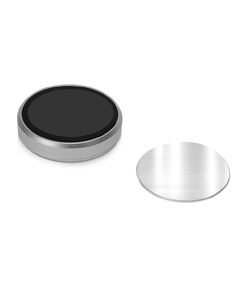 Магнитный держатель для телефона "Magpin mini", черный/стальной
