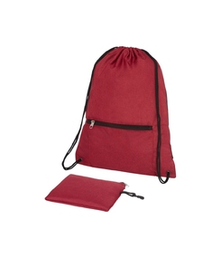 Складной рюкзак со шнурком Coss, heather dark red