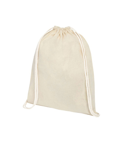 Рюкзак со шнурком Tenes из хлопка плотностью 140 г/м2, natural