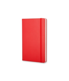 Записная книжка Moleskine Classic (нелинованный) в твердой обложке, Large (13х21см), красный
