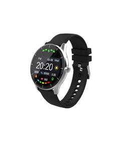 Умные часы HIPER IoT Watch GT, черный/ голубой