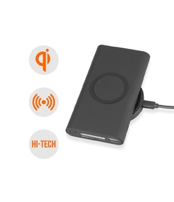 Портативный набор с беспроводным зарядным устройством (power bank) "Force", 8000 mAh