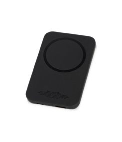 Магнитный беспроводной внешний аккумулятор "MagnetIQ", 5000 mah, 10 W, черный (Р)
