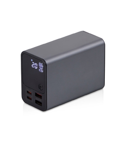 Внешний аккумулятор для ноутбуков «EpIQ», 100 Вт, 30000 mAh, темно-серый