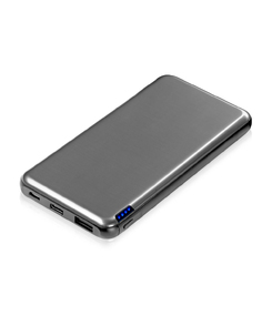Внешний аккумулятор «Forge» v.2, металл, 10000mah, серый