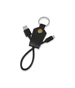 Кабель-брелок USB-MicroUSB «Pelle», черный