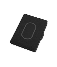 Органайзер с беспроводной зарядкой 5000 mAh "Powernote", темно-серый (P)