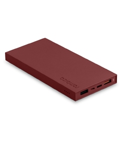 Внешний аккумулятор Rombica NEO ARIA Claret, 10000 мАч, Soft-touch, PD, QCharge, Type-C, бордовый (Р)