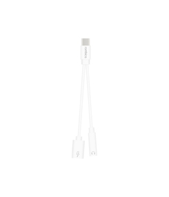 Rombica Type-C Adapter 3.5C, белый