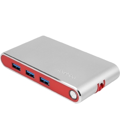 Хаб USB Rombica Type-C Hermes Red (Р)