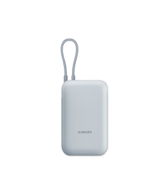Внешний аккумулятор со встроенным кабелем Mi Power Bank 10000mAh (Integrated Cable) Ice Blue GL
