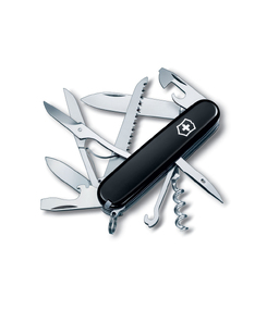 Нож перочинный VICTORINOX Huntsman, 91 мм, 15 функций, чёрный