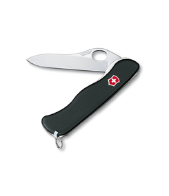 Нож перочинный VICTORINOX Sentinel Clip, 111 мм, 5 функций, с фиксатором лезвия, чёрный