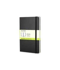 Записная книжка Moleskine Classic (нелинованный) в твердой обложке, Pocket (9x14см), черный
