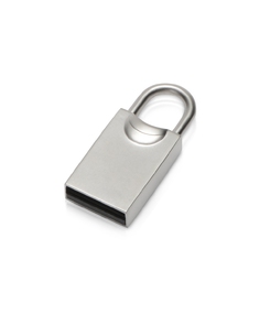 USB-флешка 2.0 на 16 Гб «Lock», серебристый