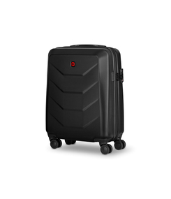 Чемодан WENGER Prymo, чёрный, малый, 40х55х20 см, 36 л, ABS+PC