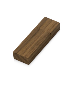 Флеш-карта USB 2.0 16 Gb «Woody» с магнитным колпачком, темное дерево