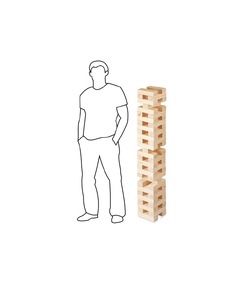 Игра из дерева "XL Tower", 57 брусков