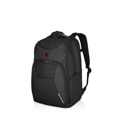 Рюкзак WENGER Cosmic 17", чёрный, переработанный ПЭТ/ПВХ/полиэстер, 34 x 23 x 49 см, 30 л