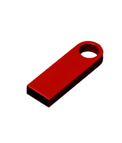 USB 3.0-флешка на 16 Гб с мини чипом и круглым отверстием, красный
