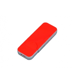 USB-флешка на 128 Гб в стиле I-phone, прямоугольнй формы, красный