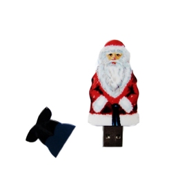 USB-флешка на 128 Гб Дед Мороз Santa под нанесение, белый